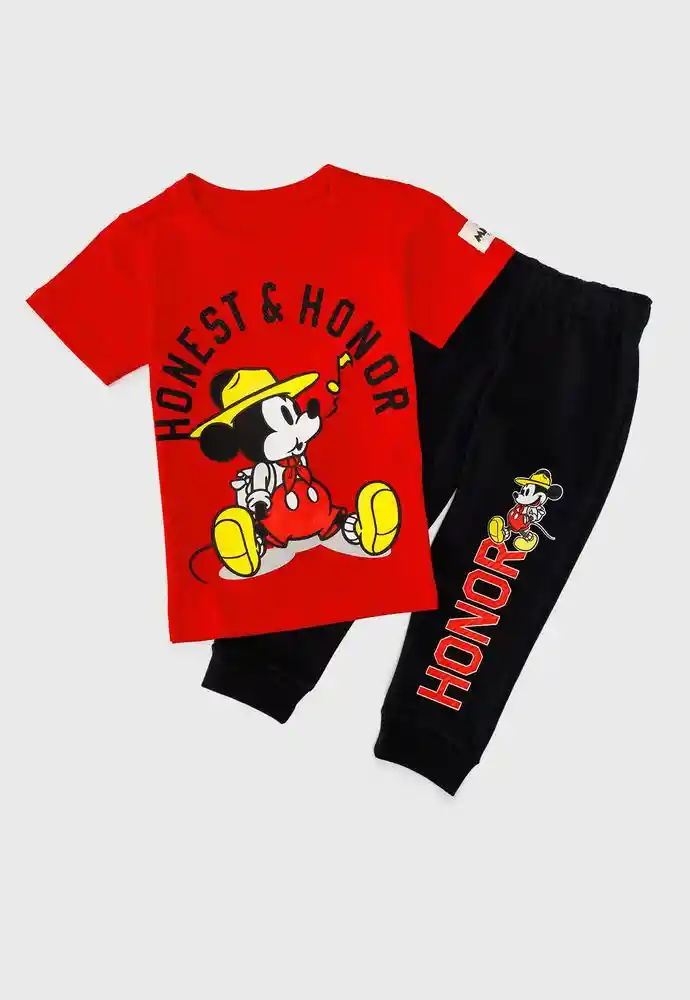 Conjunto Largo 3t-rojo