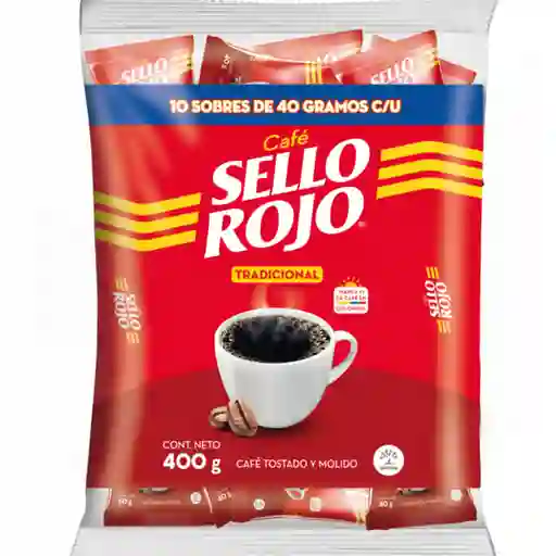 Sello Rojo Café Sobres Tradicional