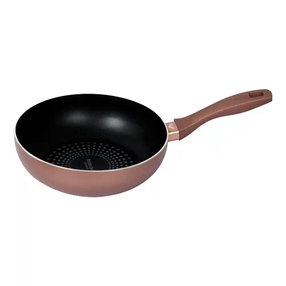 Wok Finlandek Select Aluminio Antiadherente Sin Tapa Vidrio 1 24x42x720 Cafe