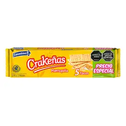Crakeñas Mantequilla Taco 5pack
