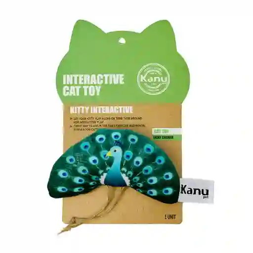 Kanu Pet Peluche Pavo Real Para Gato