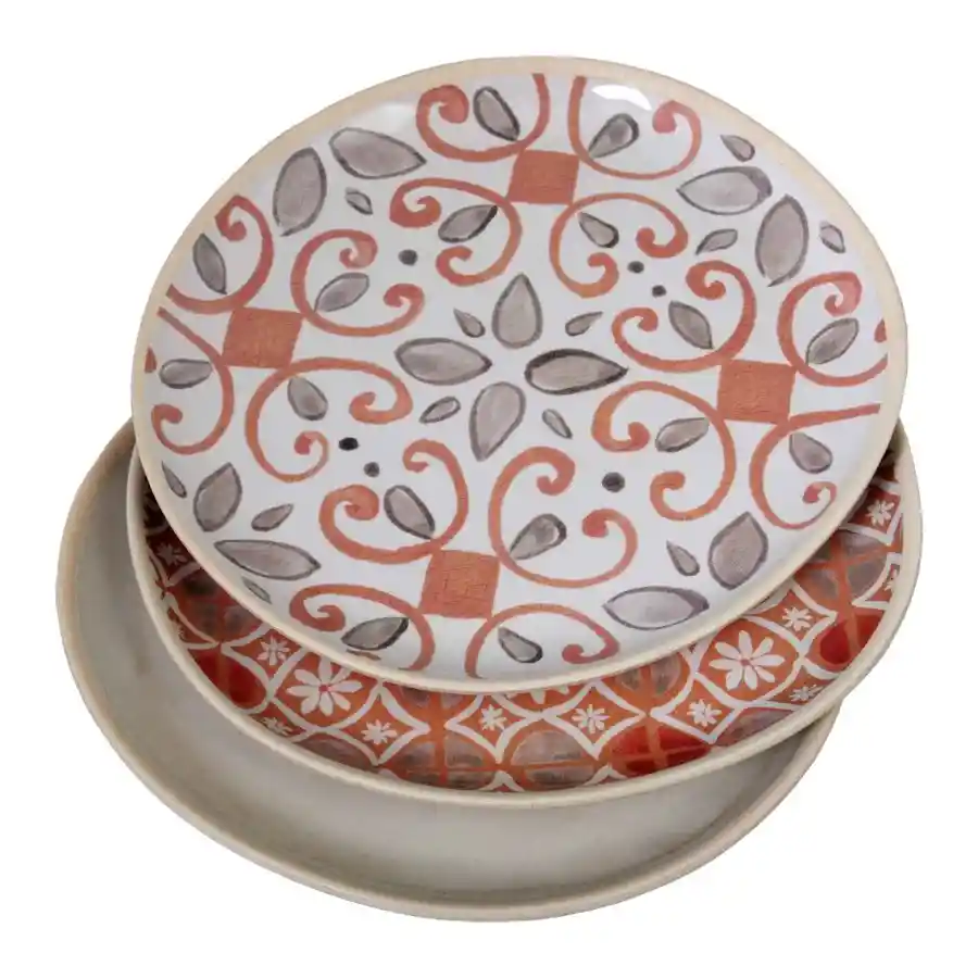 Plato Robert Hamilton Plast 9" Crem/choc