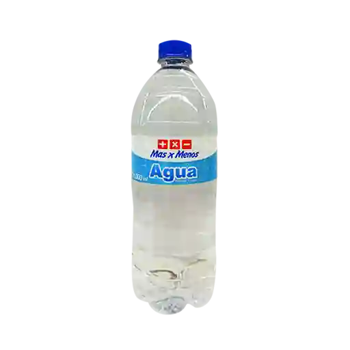 Agua Natural Mas x Menos