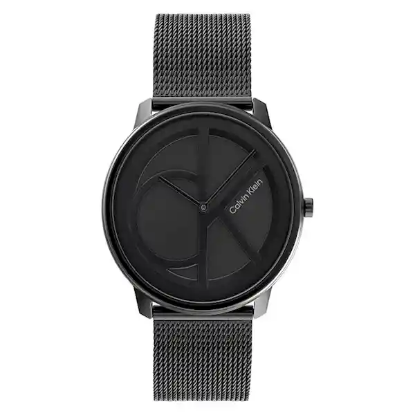 Reloj Iconic Mesh Unisex Color Negro 25200028 Calvin Klein