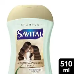 Savital Shampoo Restauración Profunda de Aminoácido 510 mL