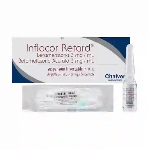 Inflacor Retard Suspensión Inyectable (3 mg / 3 mg)