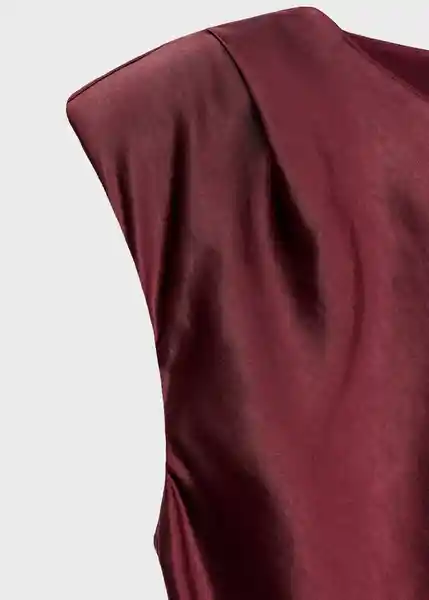 Vestido Gante2 Granate Talla M Mujer Mango