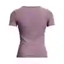 Under Armour Camiseta Train Seamless Mujer Morado MD 1379149-500