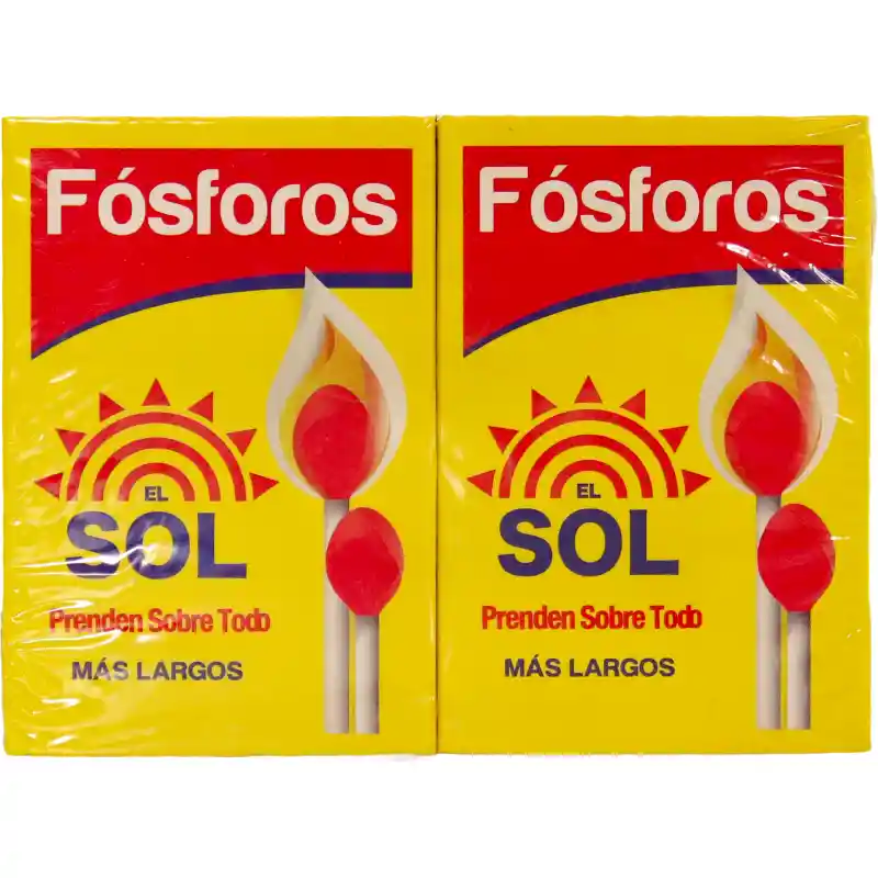 El Sol Fósforos Grandes