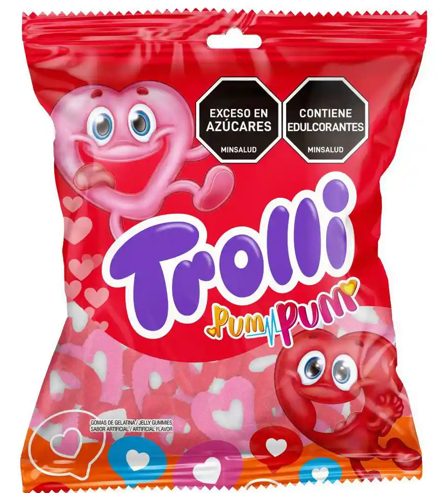 Trolli Gomas Gelatina Sabor Artificial Fresa