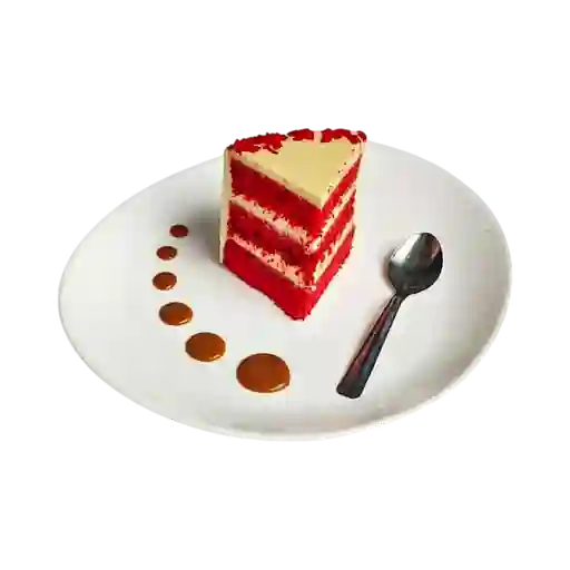 Porcion de Torta de Red Velvet