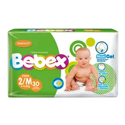 Bebex Pañales Maxi Gel Etapa 2 Talla M