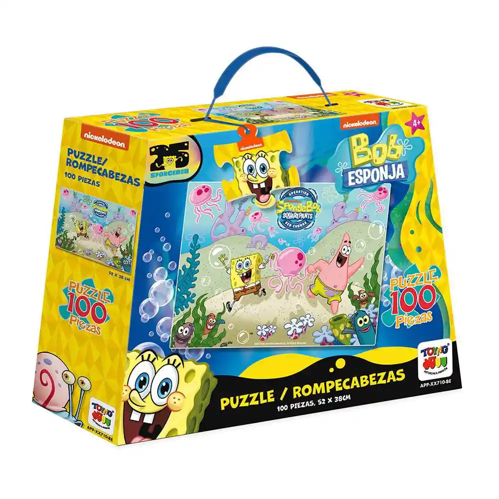 Rompecabe 100piez Bob Esponja Toyng