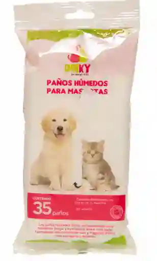 Dinky Pet Paño Húmedo Para Mascota