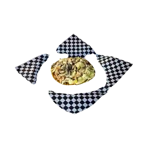 Patacón de Pollo con Champiñones