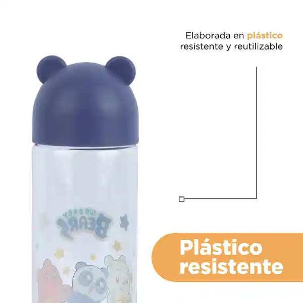 Vaso de Plástico Escandalosos Para Agua Fria Bebé Panda Miniso