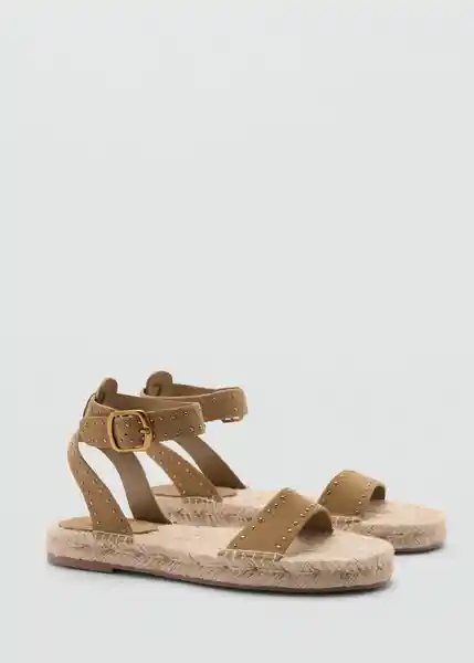 Sandalias Cali Taupe Talla 38 Mujer Mango