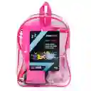 Zoom Sports Set Infantil Natación Snorkel Fun Plus Rosado