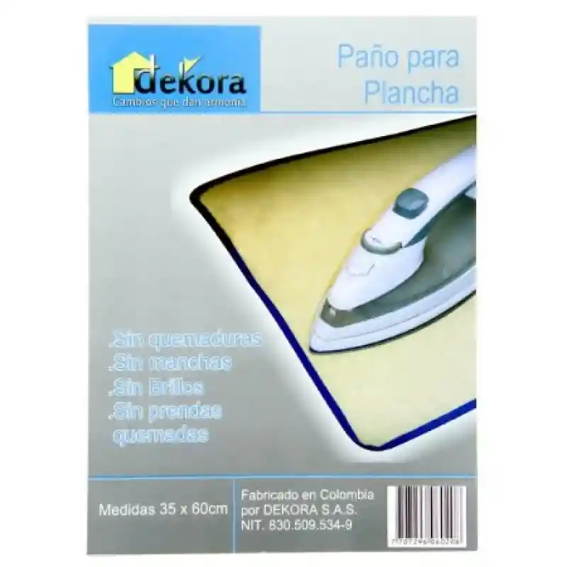 Dekora Paño Para Planchar 35 x 60 cm 60208