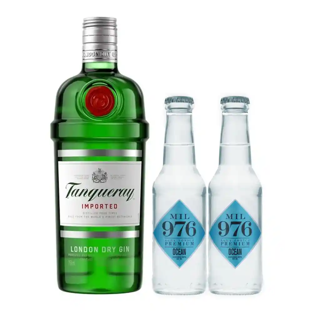 Ginebra Tanqueray London Dry + 2 Tonicas Mil976 Ocean