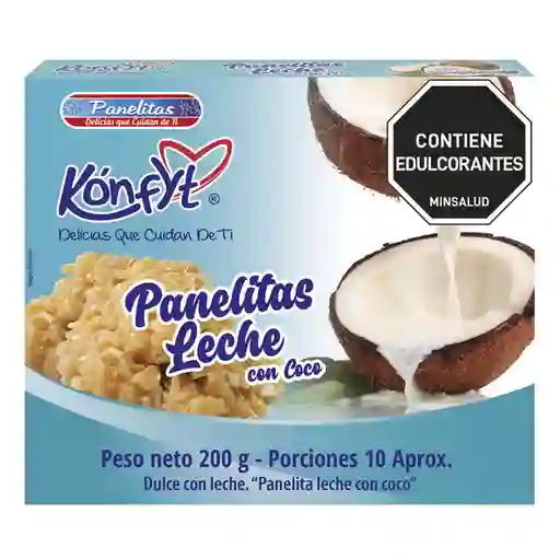 Panelitas Dulce Leche Coco Konfyt