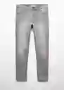 Jean Jude Tejano Gris Talla 42 Hombre Mango