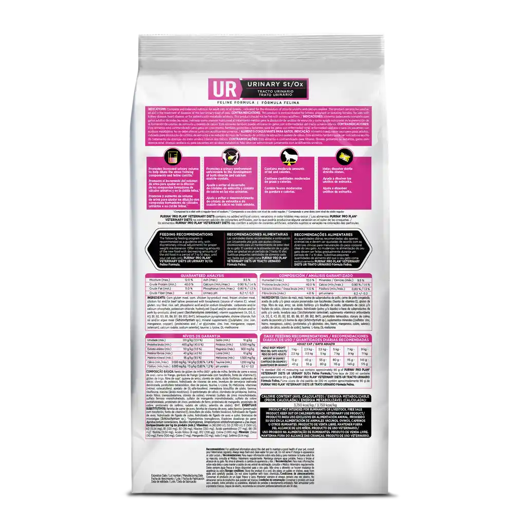 Comida para gato Purina Pro Plan Veterinary Diets UR Cuidado Urinario 1,5 kg