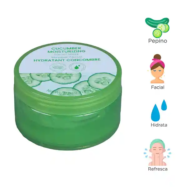 Mascarilla Facial Hidratante de Pepino Miniso