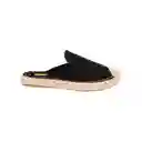 Zuecos Spadrilla Cleo Negro Talla 38