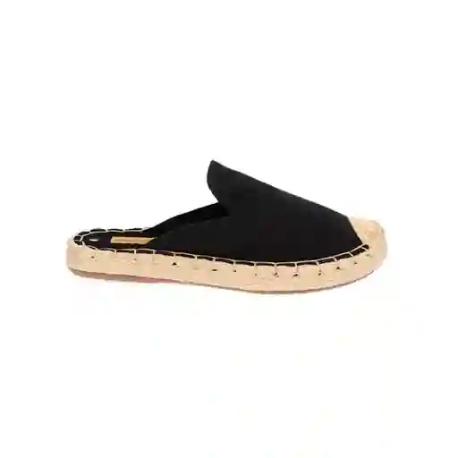 Zuecos Spadrilla Cleo Negro Talla 38