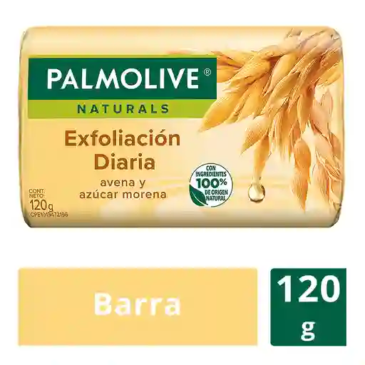 Palmolive Jabón Avena y Azúcar en Barra 120 g