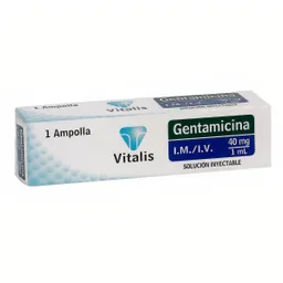 Vitalis Ci Gentamicina 40Mg 1Ml 1 Ampolla