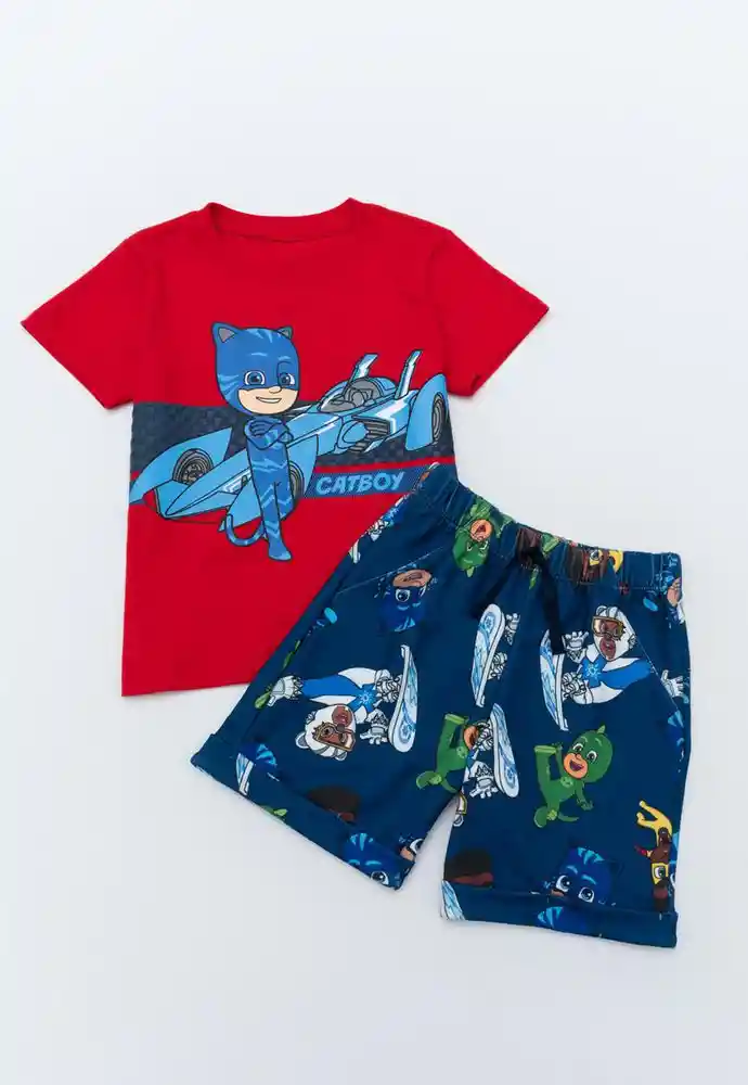 Conjunto Corto 4t-rojo