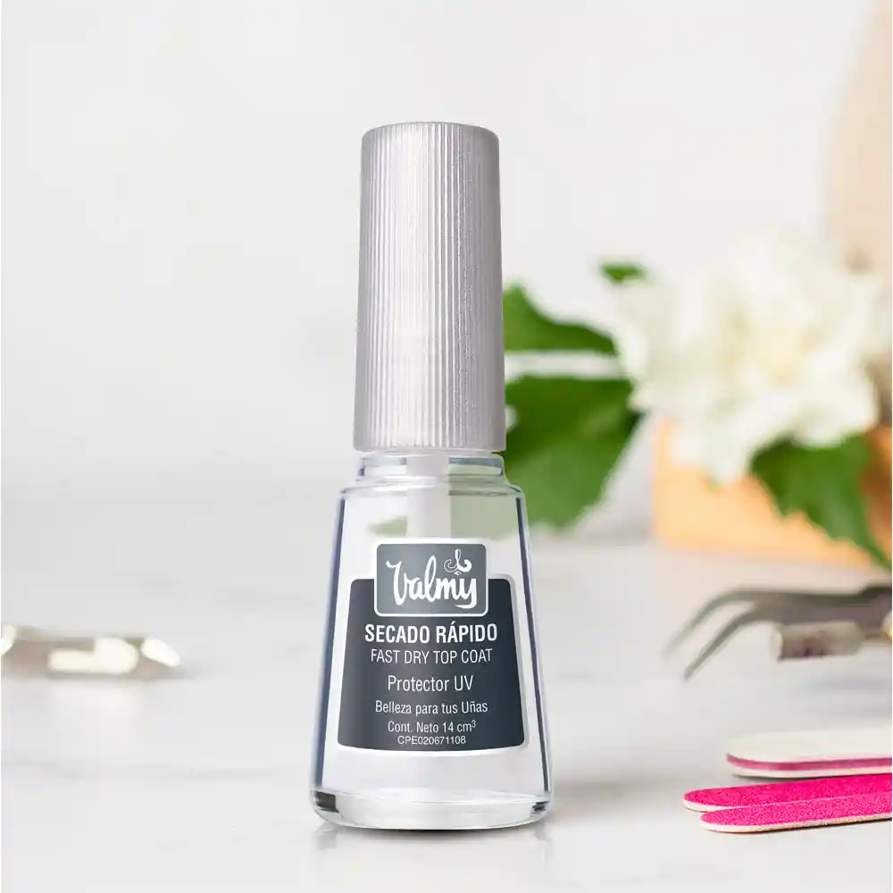 Valmy Esmalte Protector de Uñas Secado Rápido 