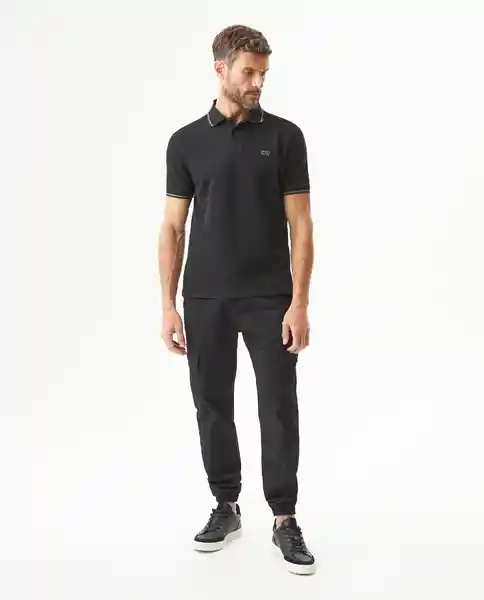 Camiseta Polo Mini Openings Negro Sombrio T L Chevignon