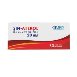 Sin-aterol Rosuvastatina 20 Mg