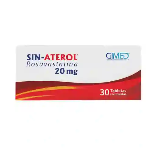 Sin-aterol Rosuvastatina 20 Mg