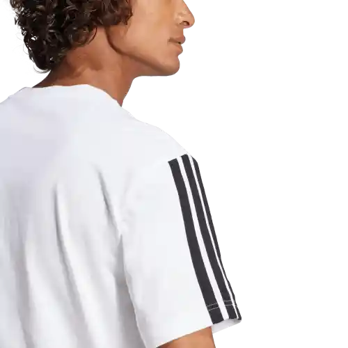 Adidas Camiseta Manga Corta Lifestyle Hombre Blanco Talla M