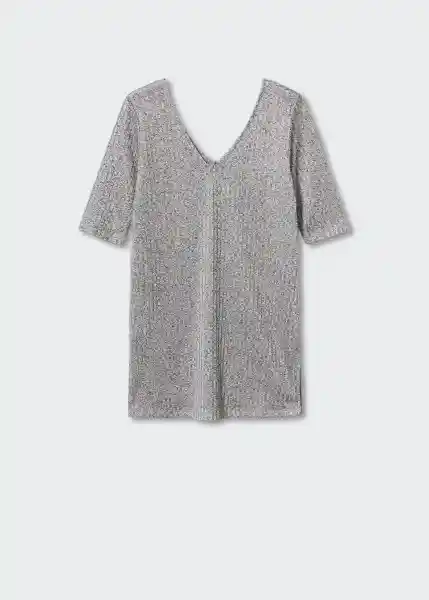 Camiseta Gala-W Gris Claro Vigore Talla Xs Mujer Mango