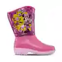 Disney Botas Araan Minnie Niña Rosa Talla 28