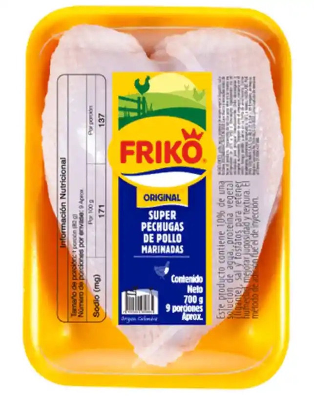 Friko Pechuga Súper Congelada 700 g