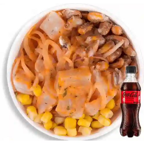 Combo Ceviche Rocoto + Coca Cola Sin Azúcar 400 ml