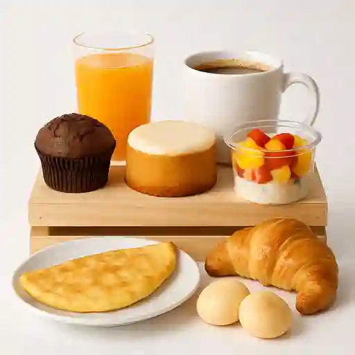 Desayuno Sorpresa Caja Madera