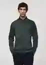 Sudadera Romoc Verde Talla L Hombre Mango