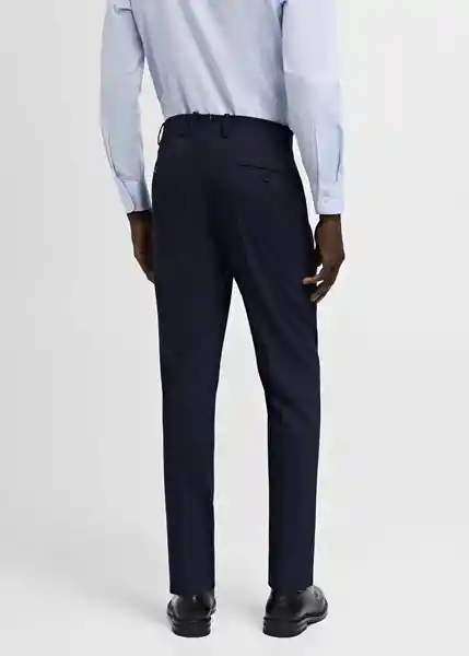 Pantalón Milan Navy Talla 38 Hombre Mango