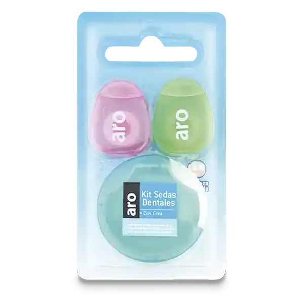 Aro Set Seda Dental Menta 80 m + 12 m + Tutti Frutti 12 m