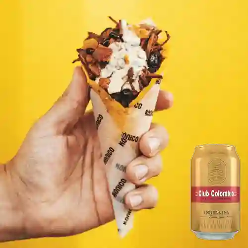 Combo Cubano + Cerveza Club Colombia Dorada Lta 330ml