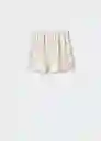 Short Luxor Beige Talla 06 Niñas Mango