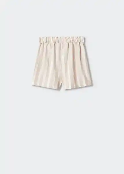 Short Luxor Beige Talla 06 Niñas Mango