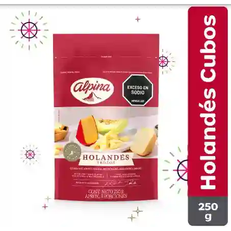 Queso Holandés en Cubos 250 G